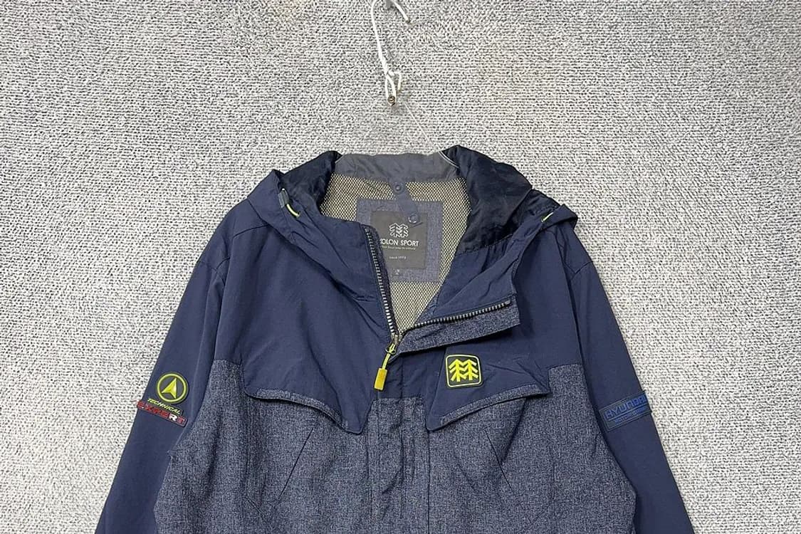코오롱 네이비 기능성 바람막이 XL 상품이미지3