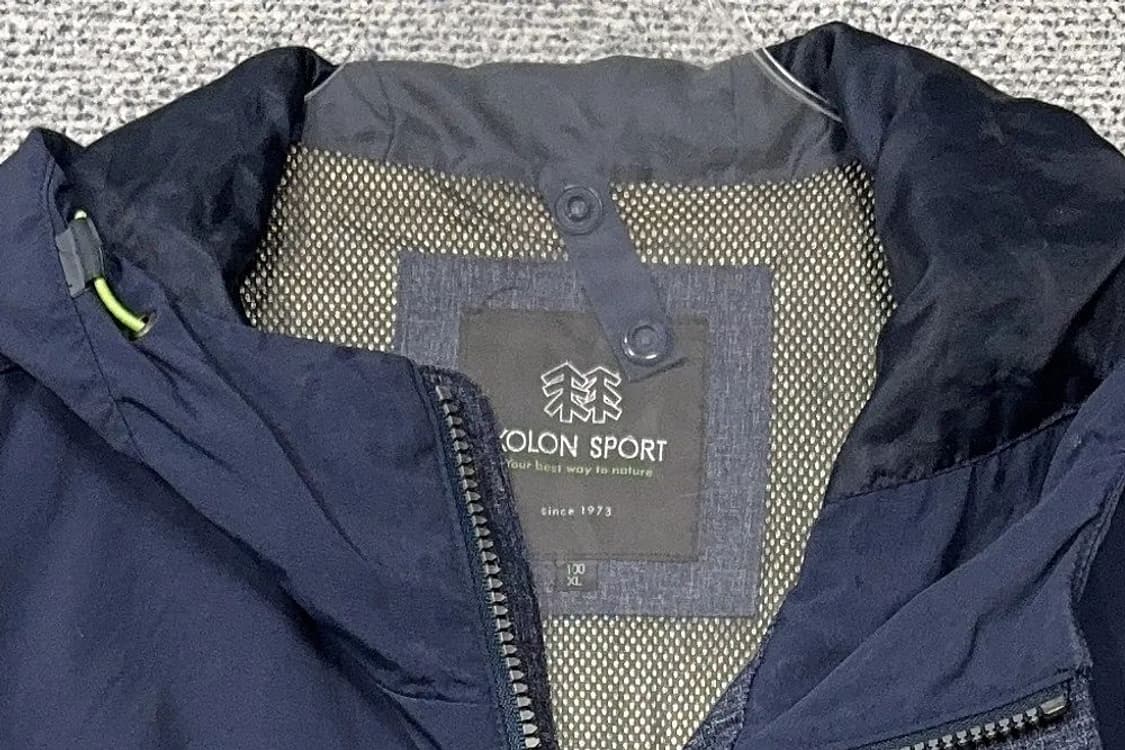 코오롱 네이비 기능성 바람막이 XL 상품이미지5