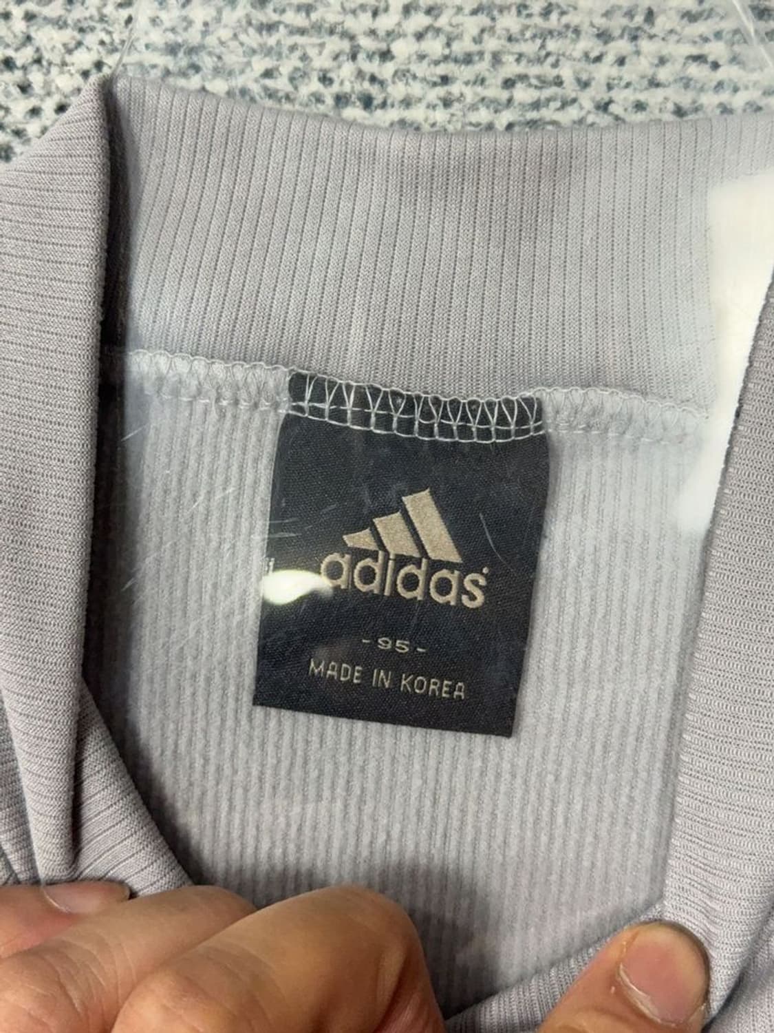 아디다스 라이트 그레이 기능성 폴라 긴팔티 95 상품이미지8
