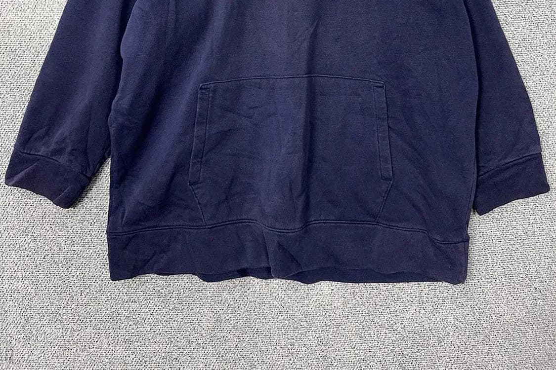 언더아머 네이비 센터 로고 기능성 오버핏 맨투맨 XL/TG/EG 상품이미지4