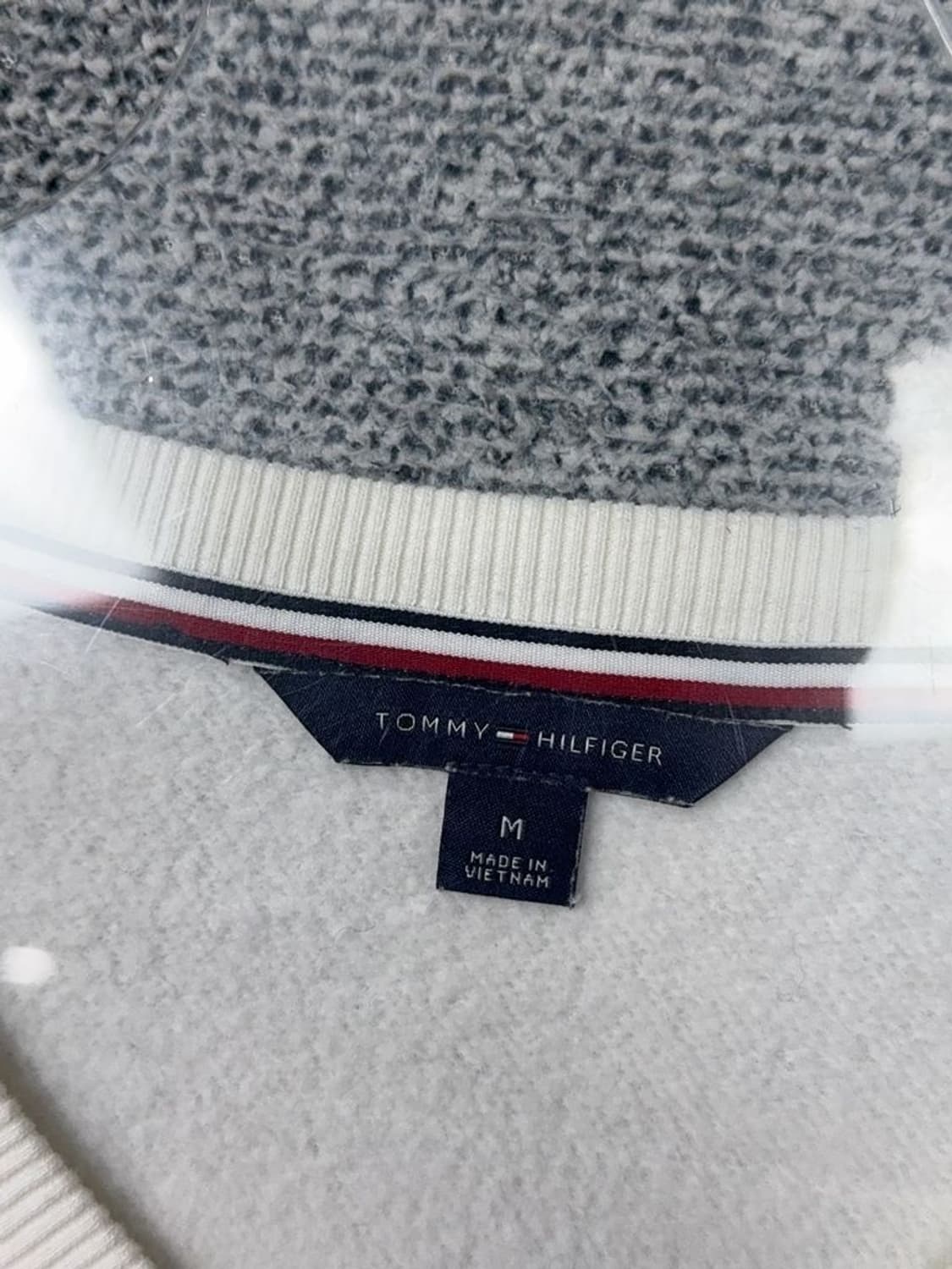 타미힐피거 프린팅 화이트 맨투맨 M 상품이미지8