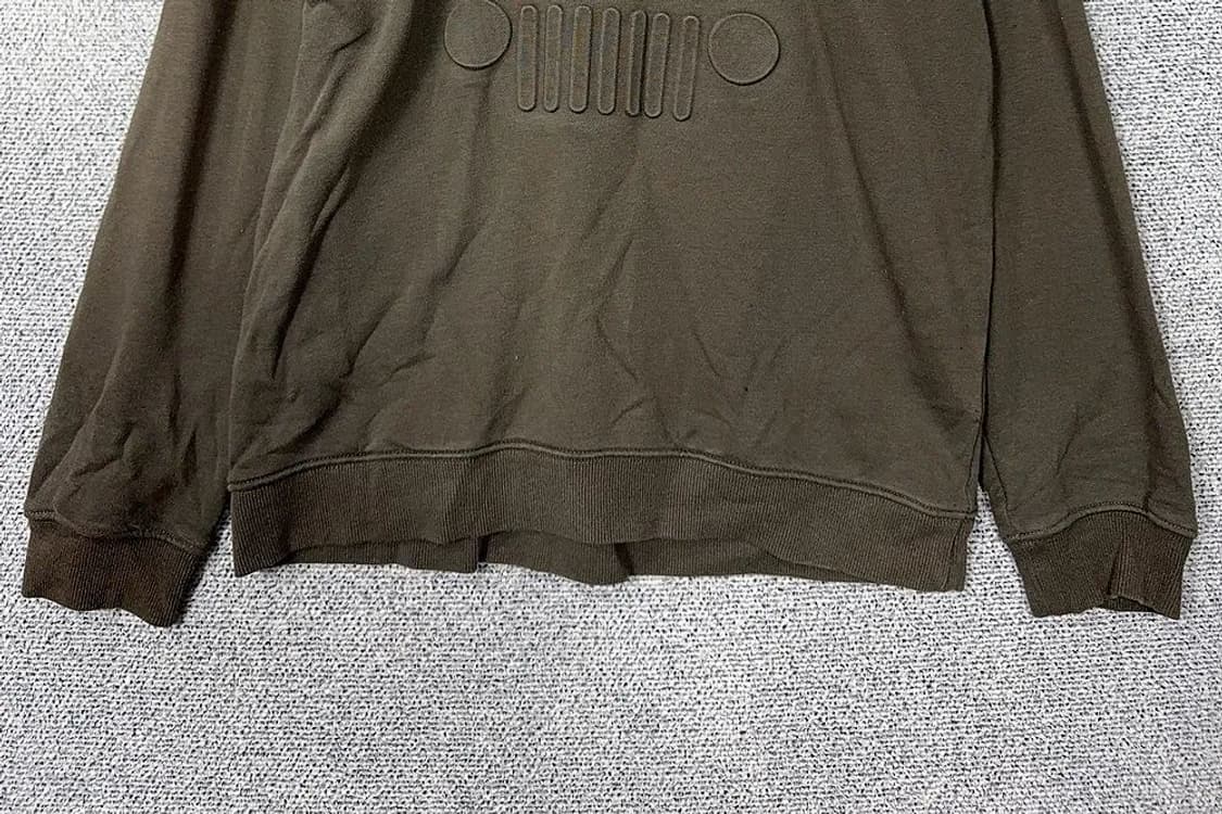 지프 프린팅 브라운 맨투맨 XL 상품이미지4