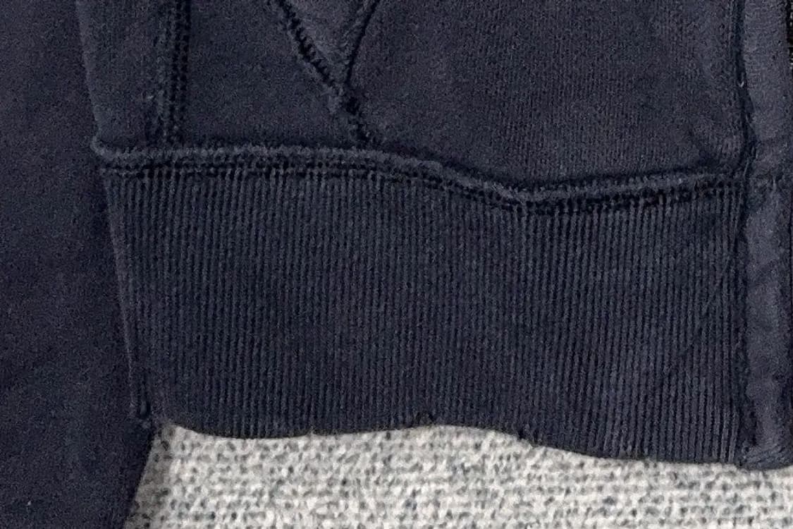 아베크롬비 Y2K 자수 로고 빈티지 네이비 후드 집업 S 상품이미지6