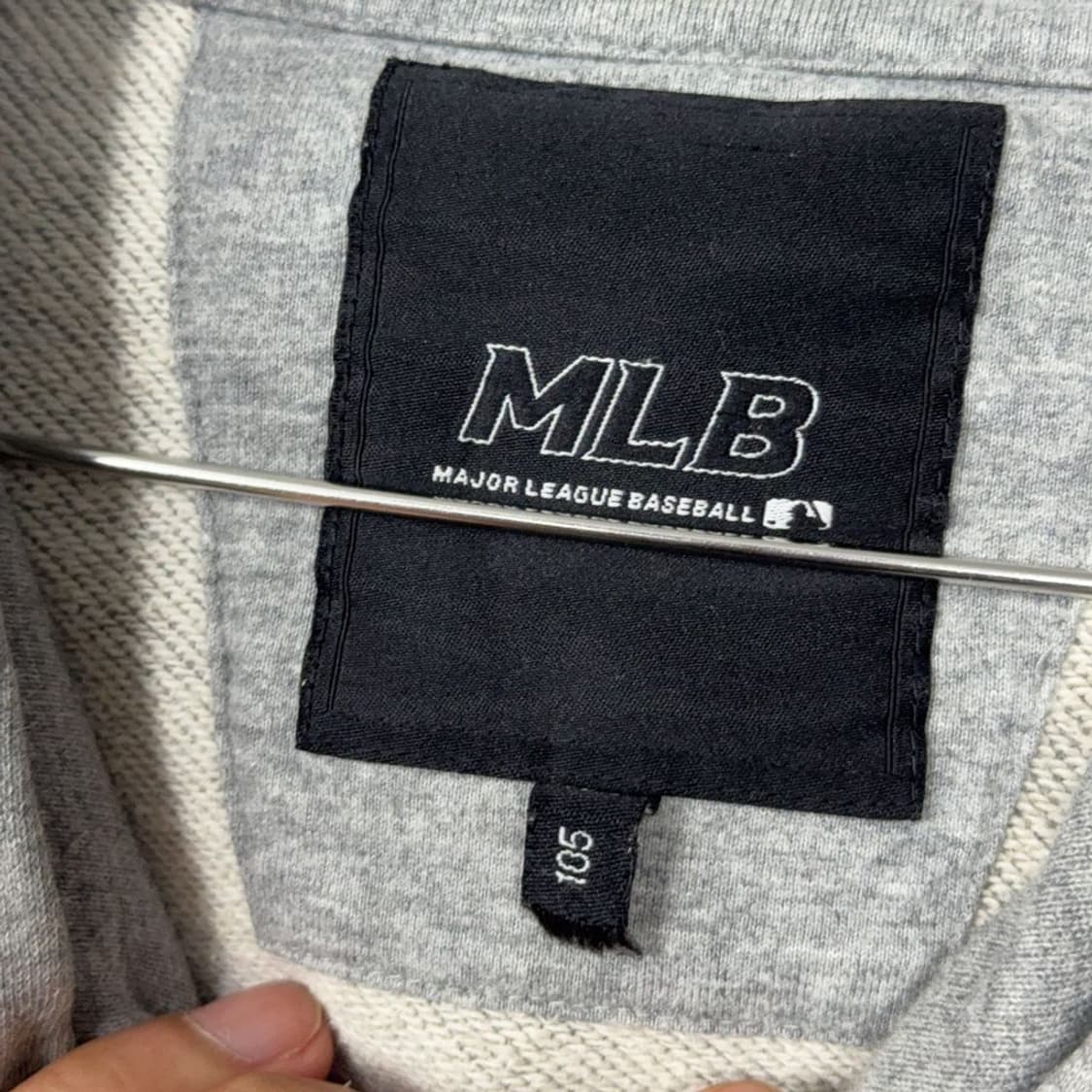 MLB 레드삭스 라이트 그레이 후드티 105 상품이미지5