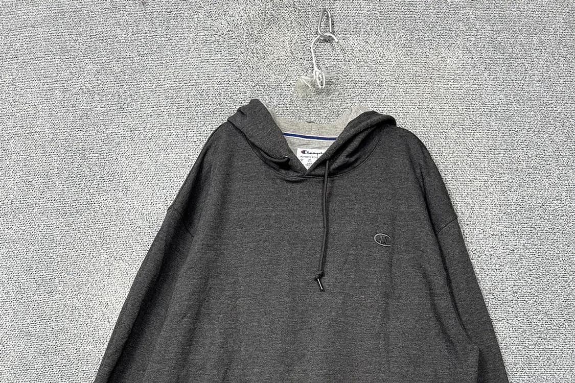 챔피온 그레이 로고 오버핏 후드티 3XL 상품이미지3