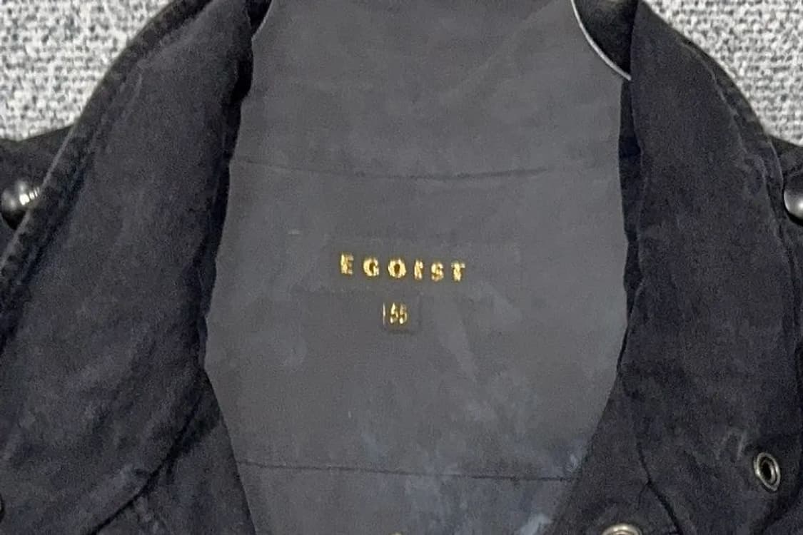 에고이스트 빈티지 프린팅 블랙 자켓 55 상품이미지5