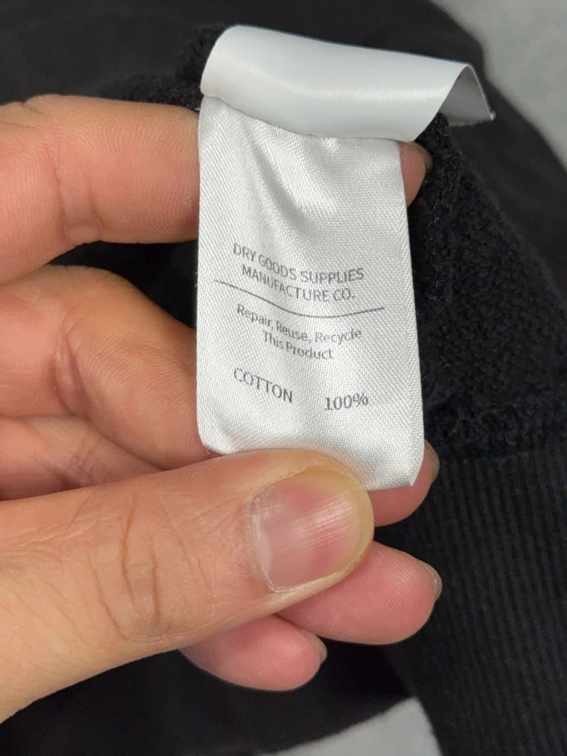 무아무아 블랙 로고 오버핏 후드 집업 F 상품이미지7