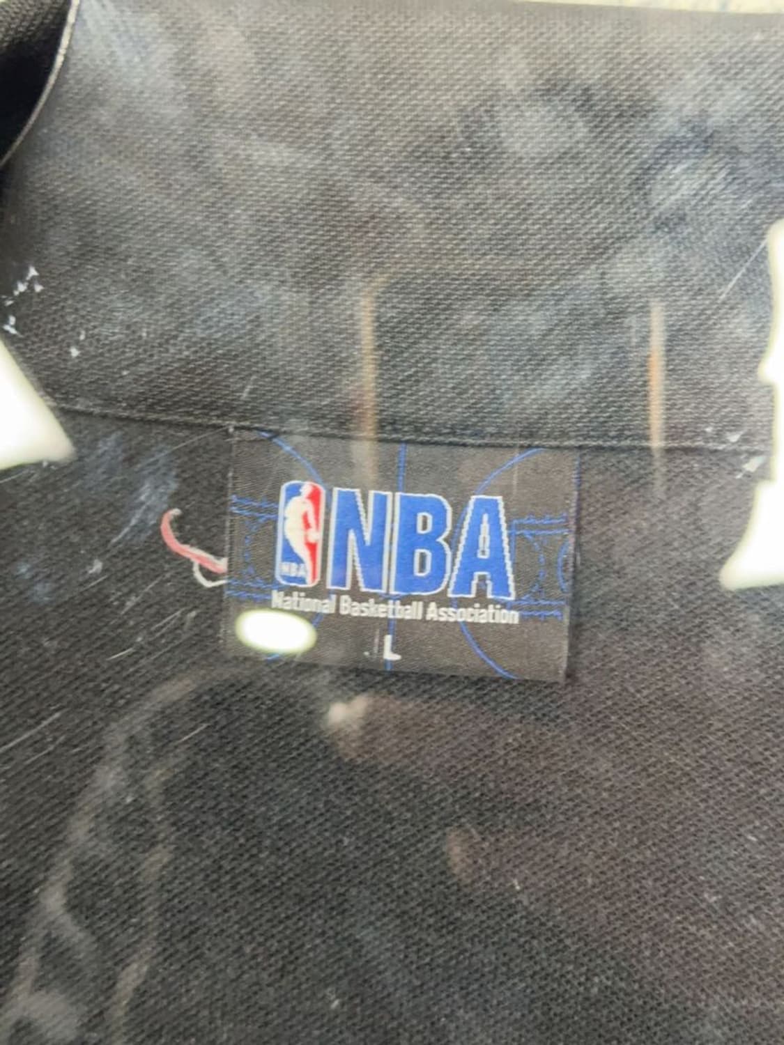 NBA 블랙 로고 집업 저지 L 상품이미지7