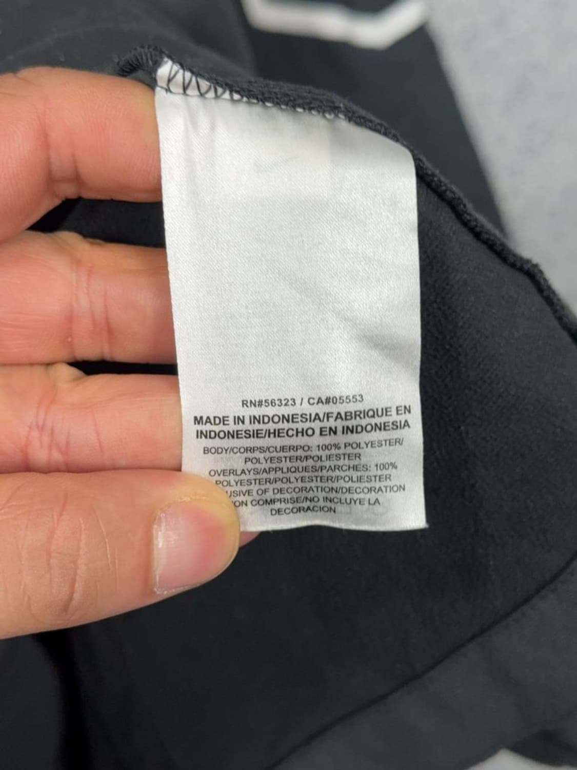 나이키 블랙 로고 기능성 반집업 긴팔티 M 상품이미지8