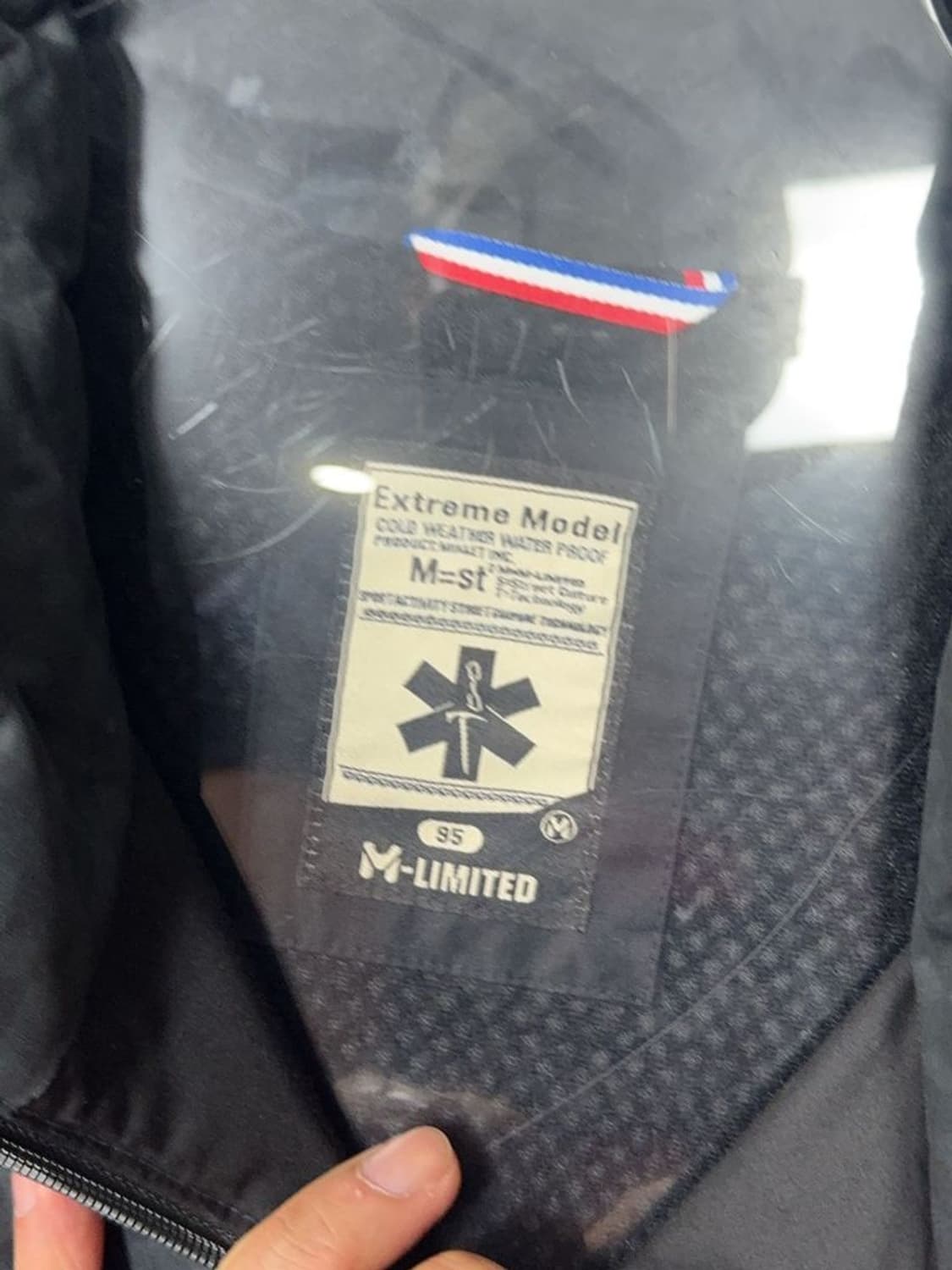 밀레 블랙 그레이 기능성 바람막이 M 상품이미지9