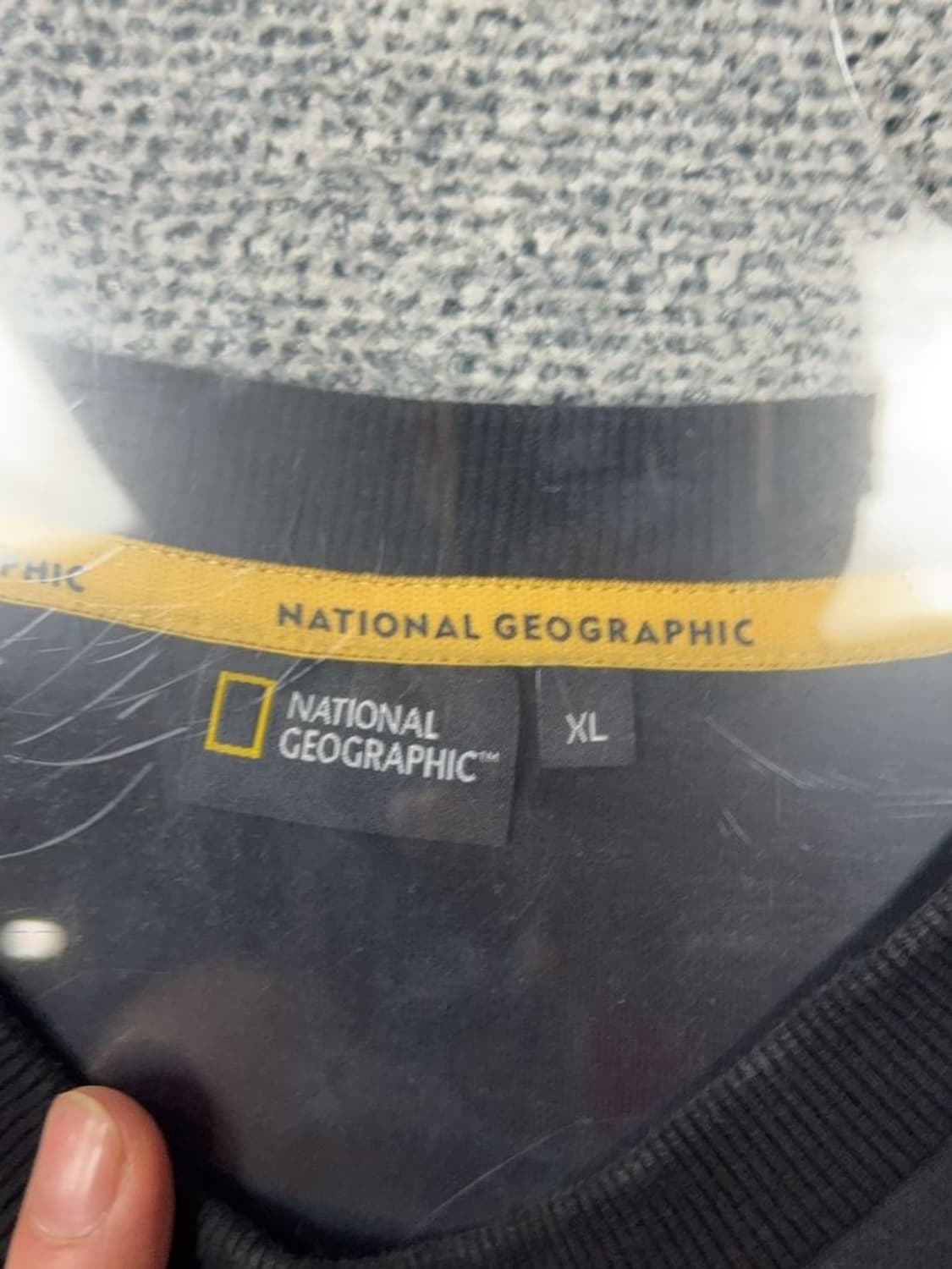 내셔널지오그래픽 프린팅 블랙 맨투맨 XL 상품이미지8