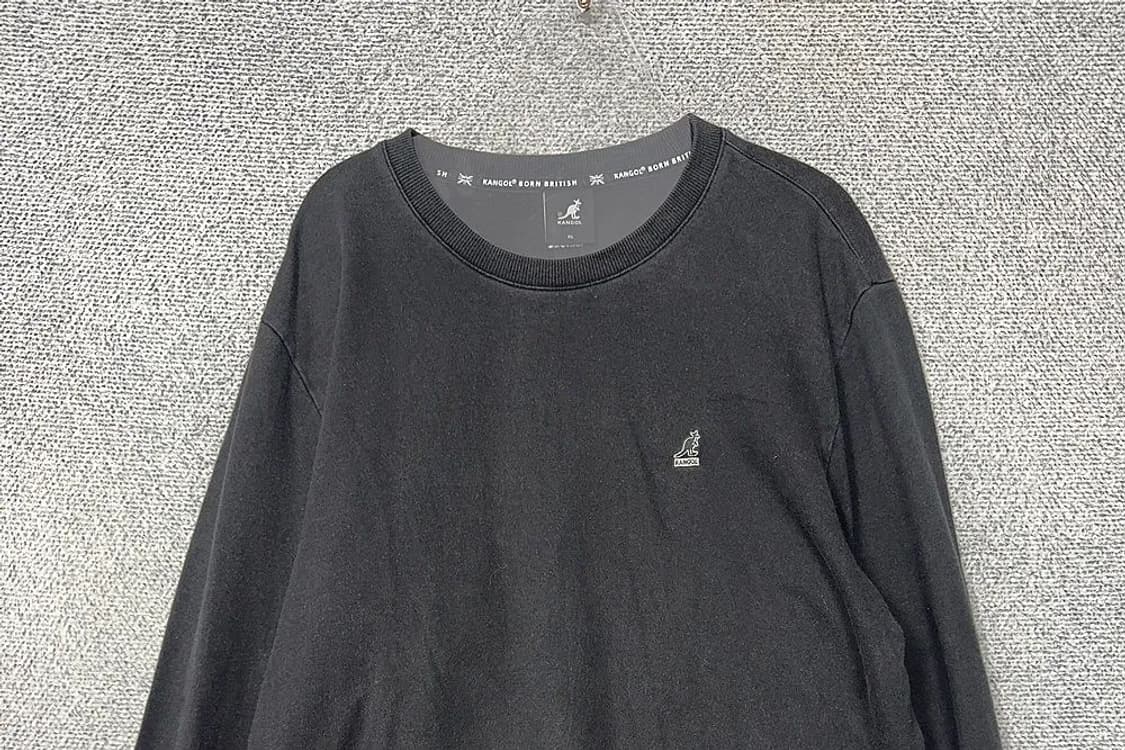 캉골 그레이 로고 맨투맨 XL 상품이미지3