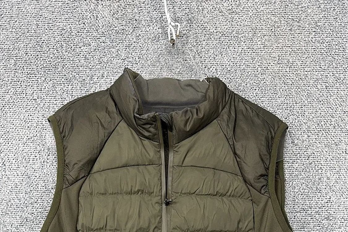 젝시믹스 카키 구스다운 거위털 경량 패딩 조끼 XL 상품이미지3
