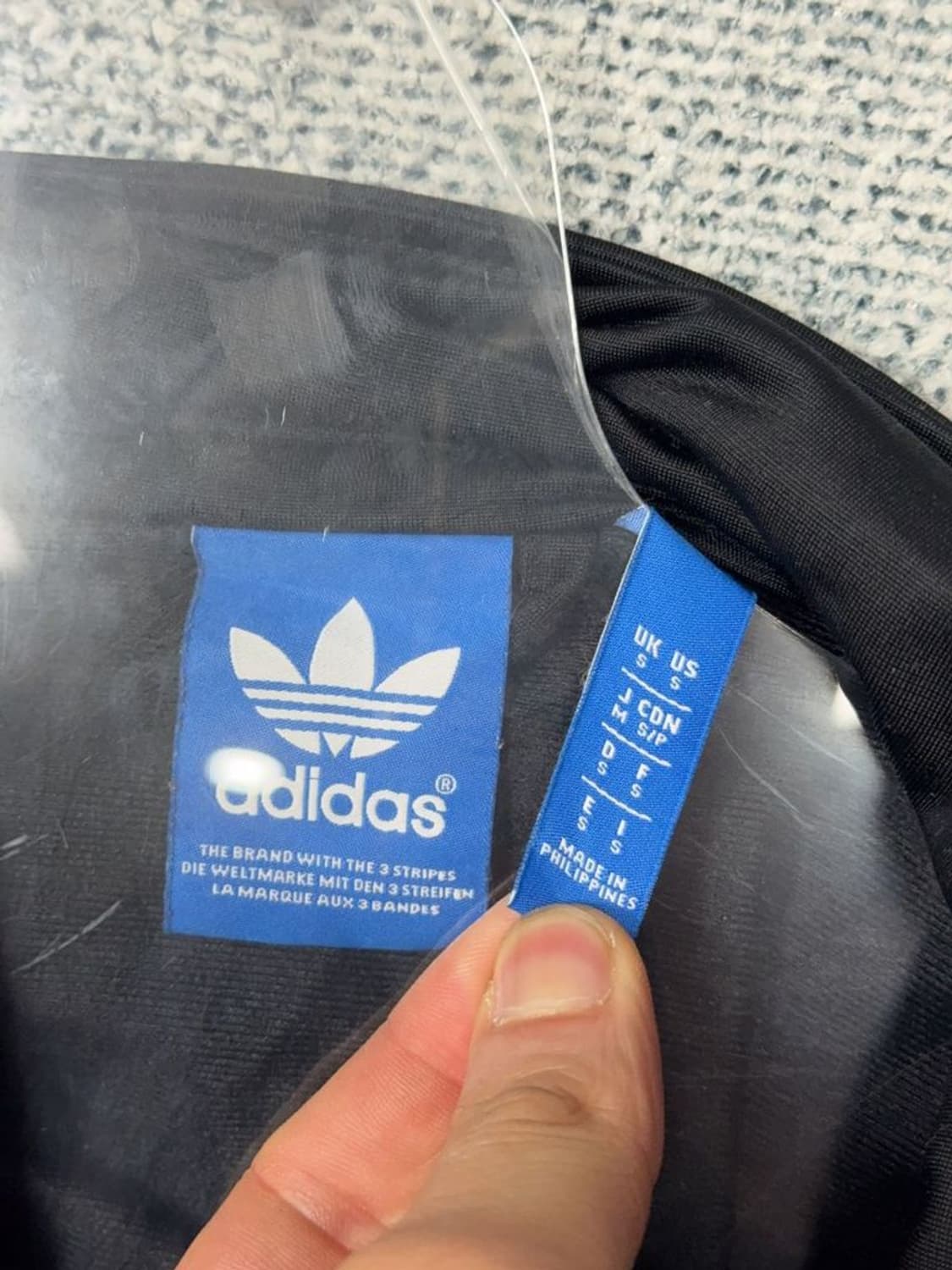 아디다스 파이어버드 검흰 트랙탑 집업 져지 S 상품이미지8