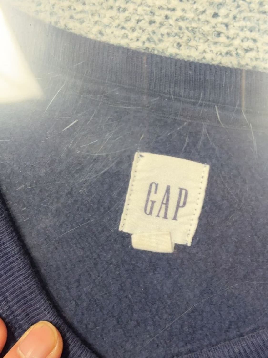 갭 로고 네이비 맨투맨 XL 상품이미지8