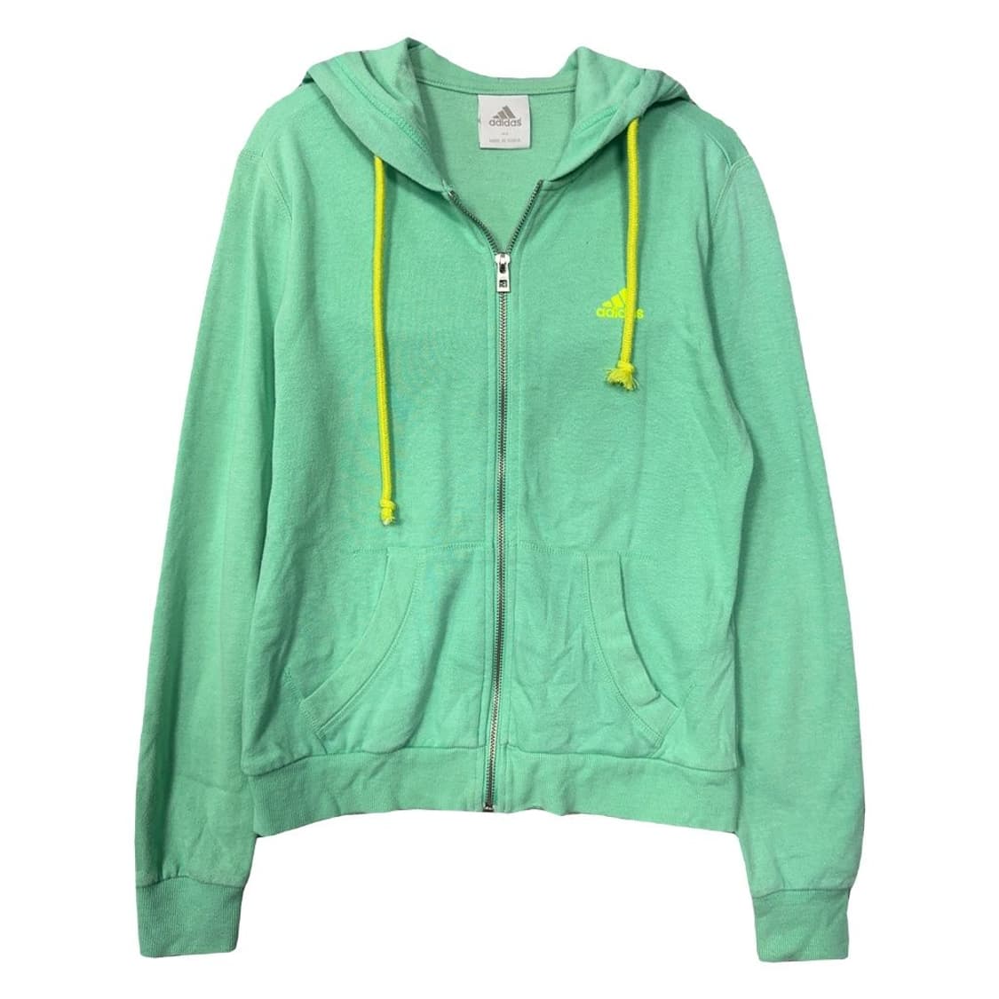 아디다스 민트 빈티지 로고 후드 집업 85 상품이미지1