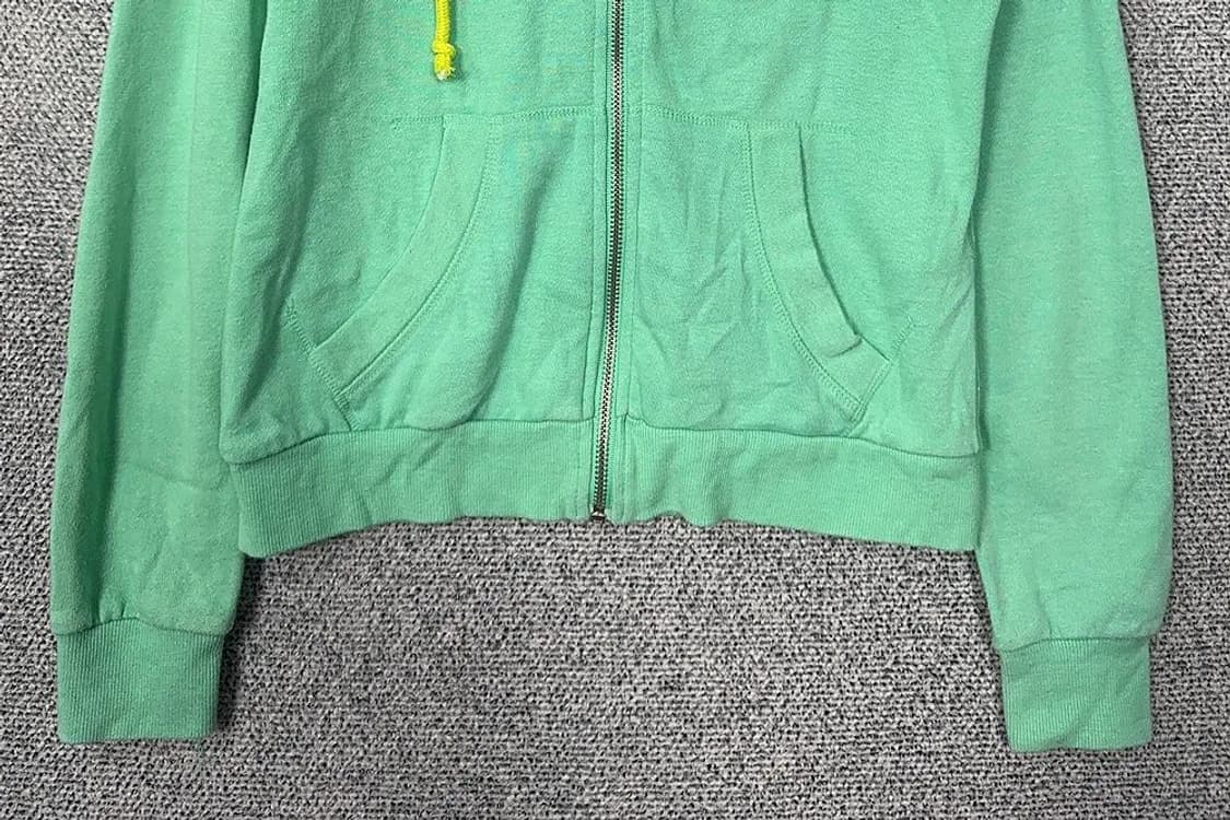 아디다스 민트 빈티지 로고 후드 집업 85 상품이미지4