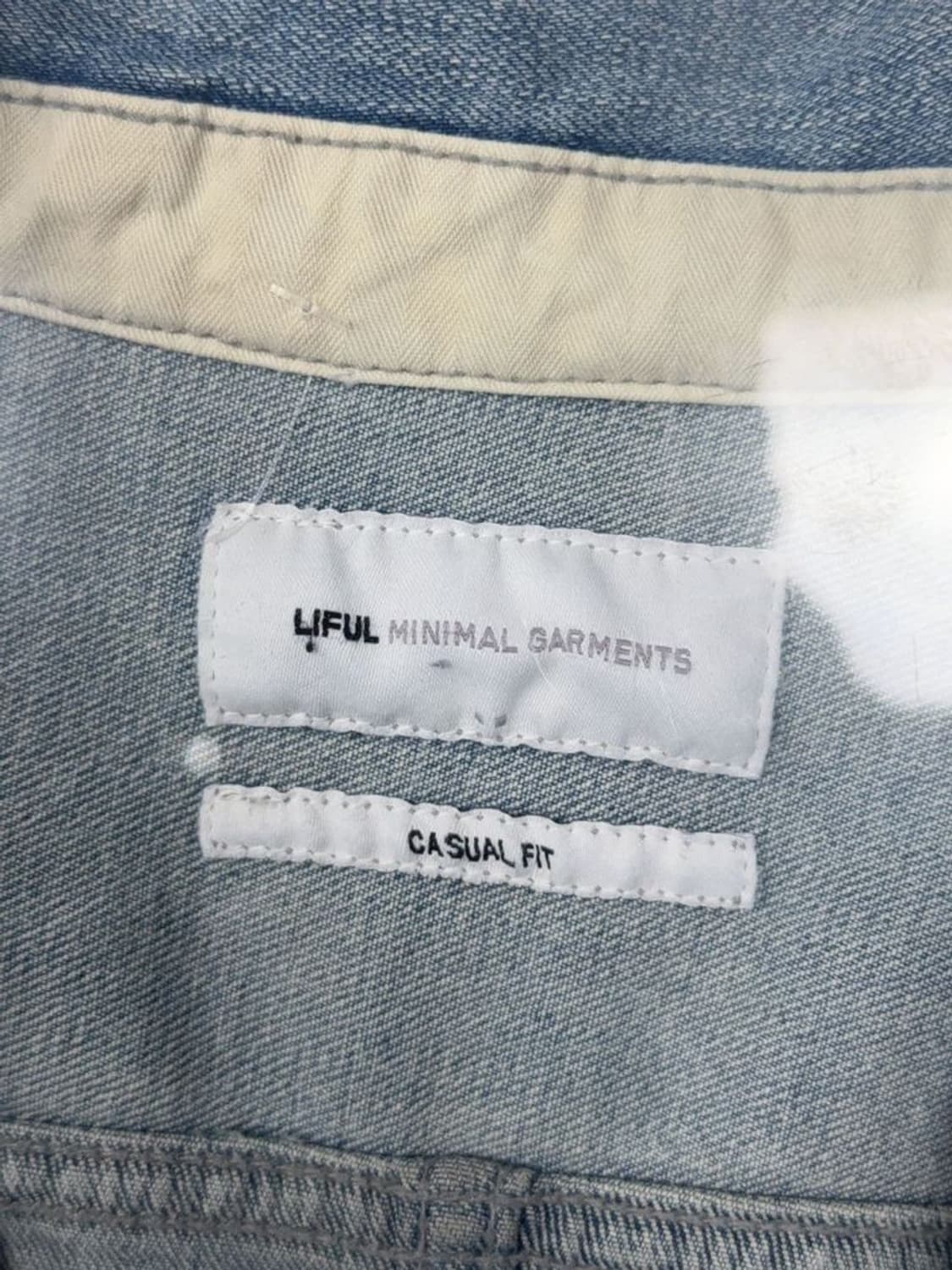 라이풀 연청 빈티지 워싱 데님 자켓 S 상품이미지8