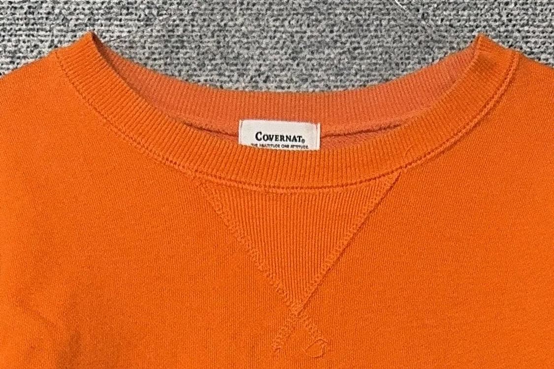 커버낫 프린팅 오렌지 맨투맨 LARGE 상품이미지5