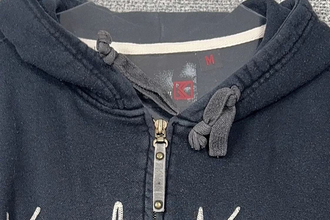 칼카니 자수 로고 빈티지 오버핏 후드집업 M 상품이미지5