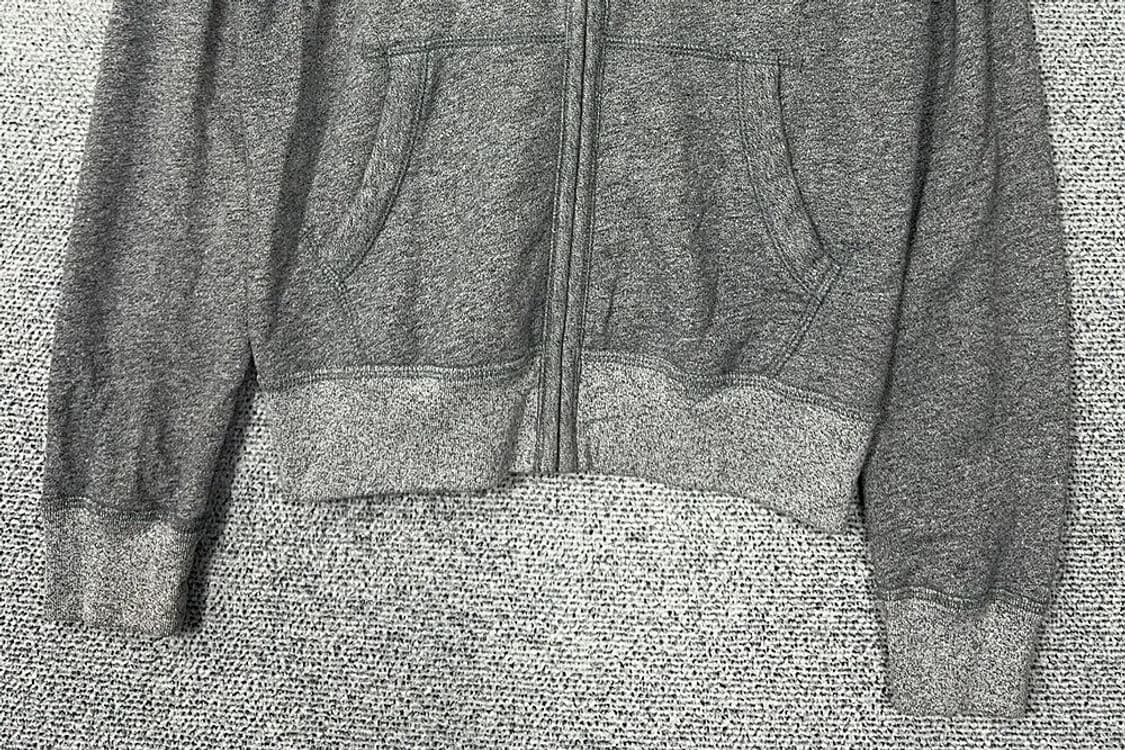 후아유 자수 로고 그레이 후드 집업 L 상품이미지4