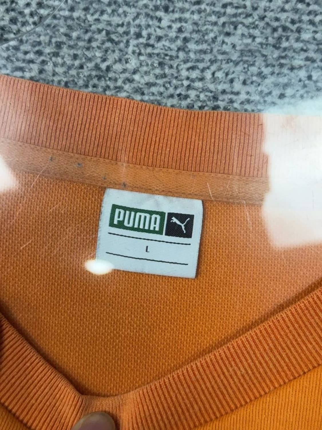 푸마 오렌지 로고 맨투맨 L 상품이미지8