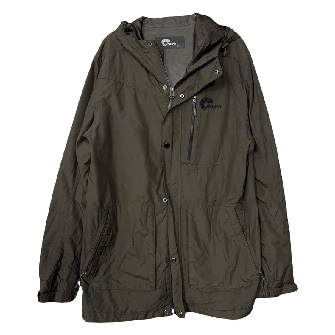 네파 카키 로고 등산 기능성 바람막이 M 상품이미지1