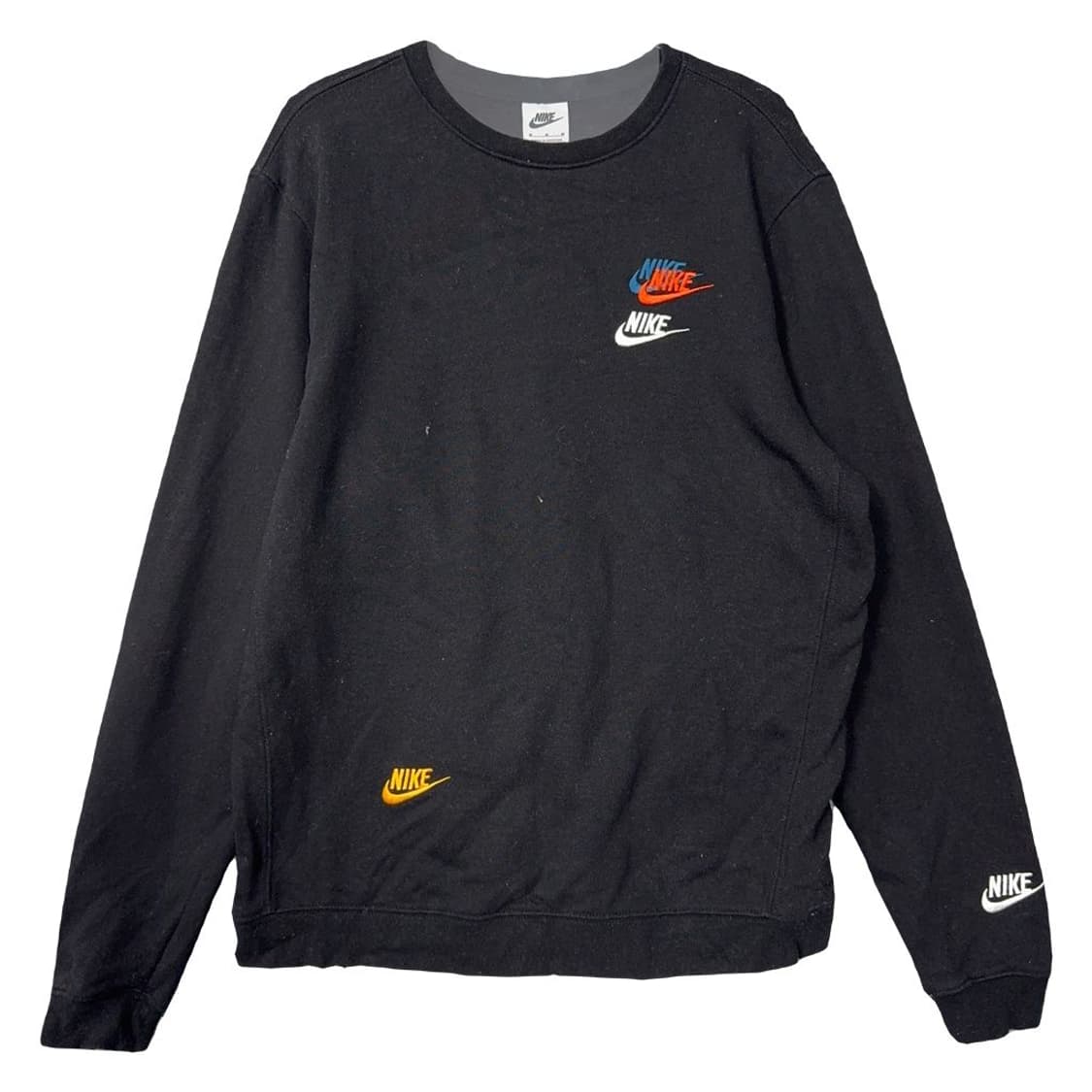 나이키 블랙 멀티 스우시 맨투맨 M 상품이미지1