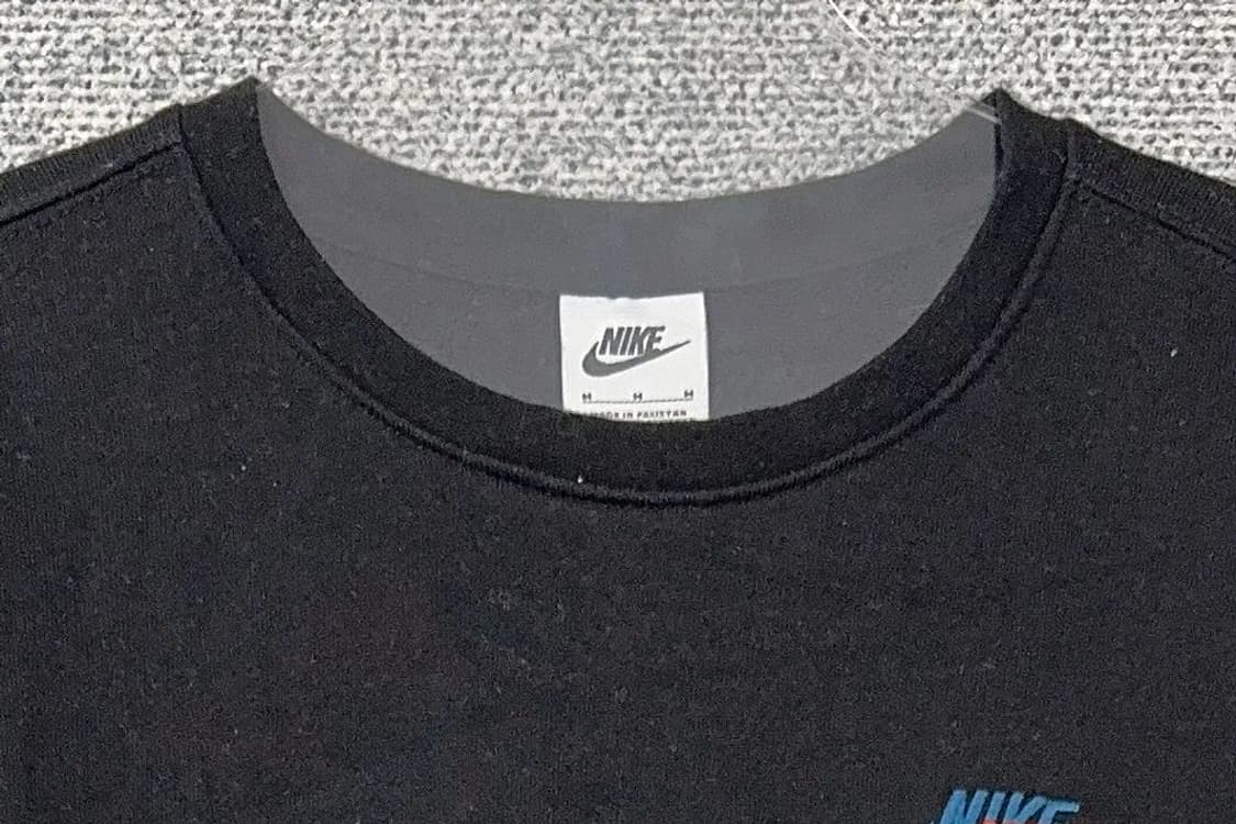나이키 블랙 멀티 스우시 맨투맨 M 상품이미지5
