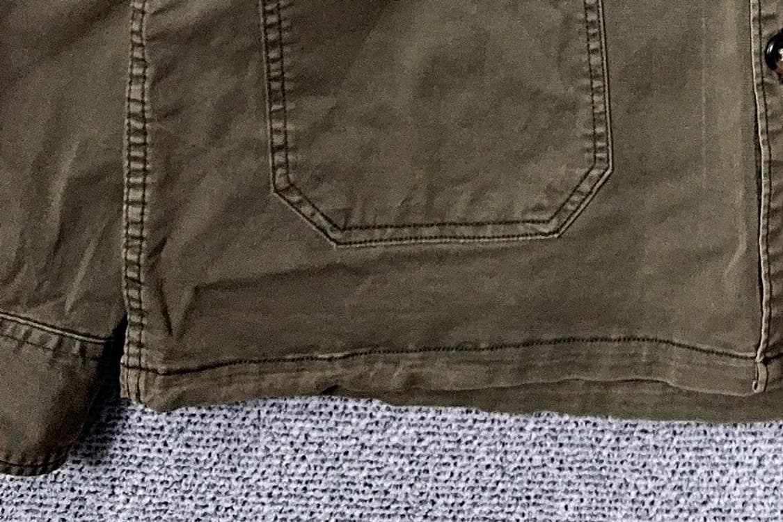자라 카키 쿼드포켓 빈티지 필드 자켓 L 상품이미지6