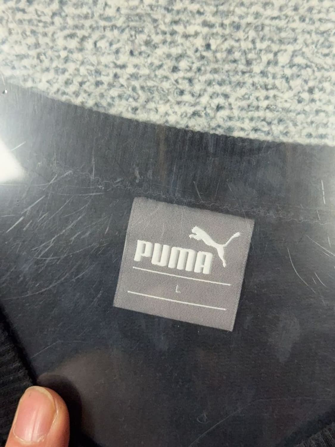 푸마 블랙 로고 맨투맨 L 상품이미지7