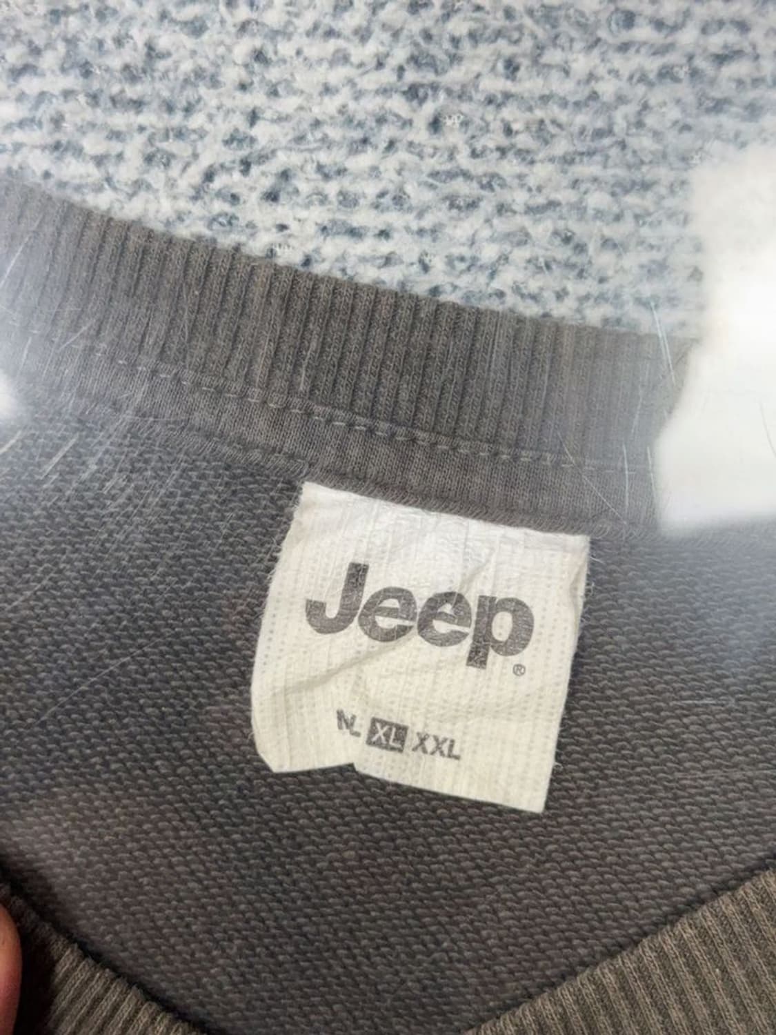 지프 프린팅 브라운 맨투맨 XL 상품이미지8