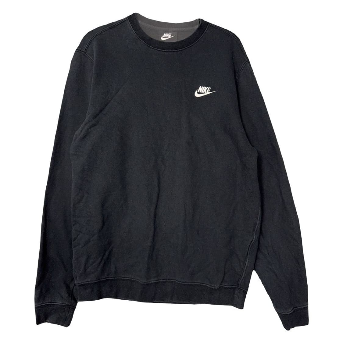 나이키 블랙 로고 스우시 맨투맨 S 상품이미지1