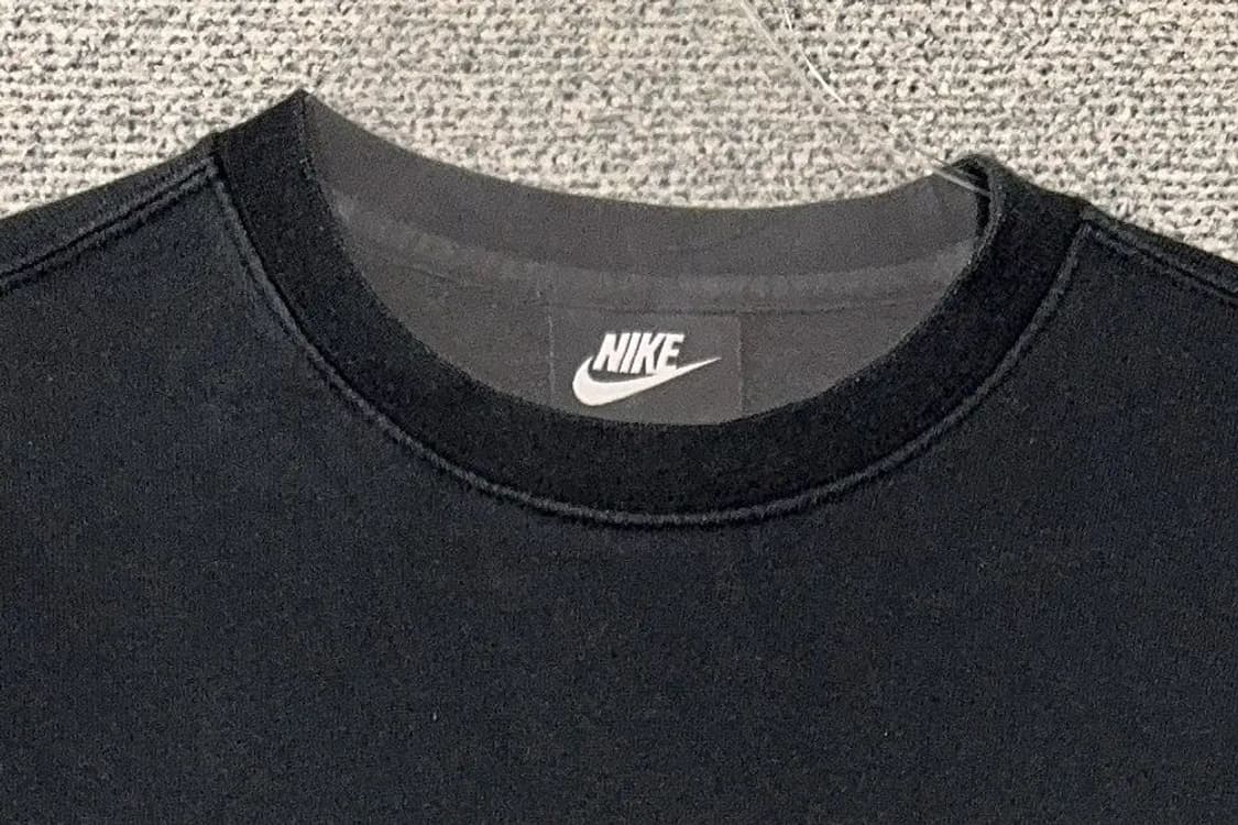 나이키 블랙 로고 스우시 맨투맨 S 상품이미지5