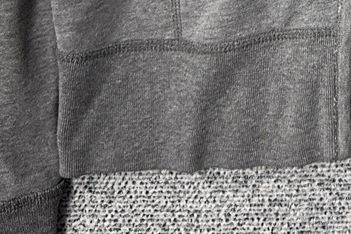 후아유 스펠 자수 로고 Y2K 라이트 그레이 후드 집업 M 상품이미지7