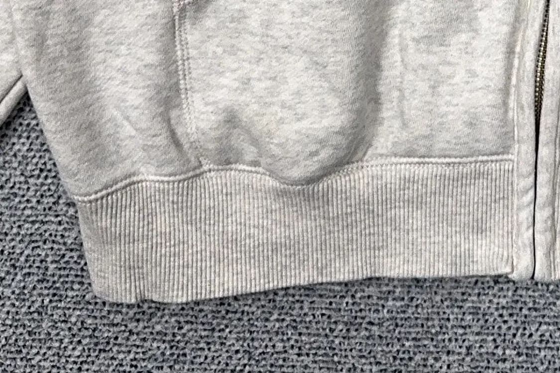 후아유 스펠 로고 Y2K 라이트 그레이 후드집업 XL 상품이미지7