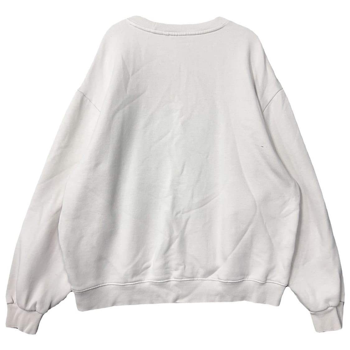 코드그라피 화이트 자수 로고 빈티지 맨투맨 L 상품이미지2