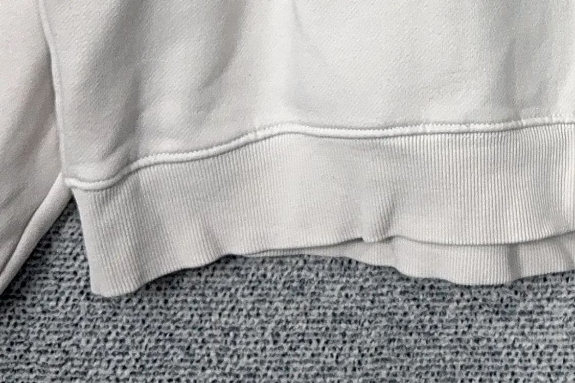 코드그라피 화이트 자수 로고 빈티지 맨투맨 L 상품이미지7