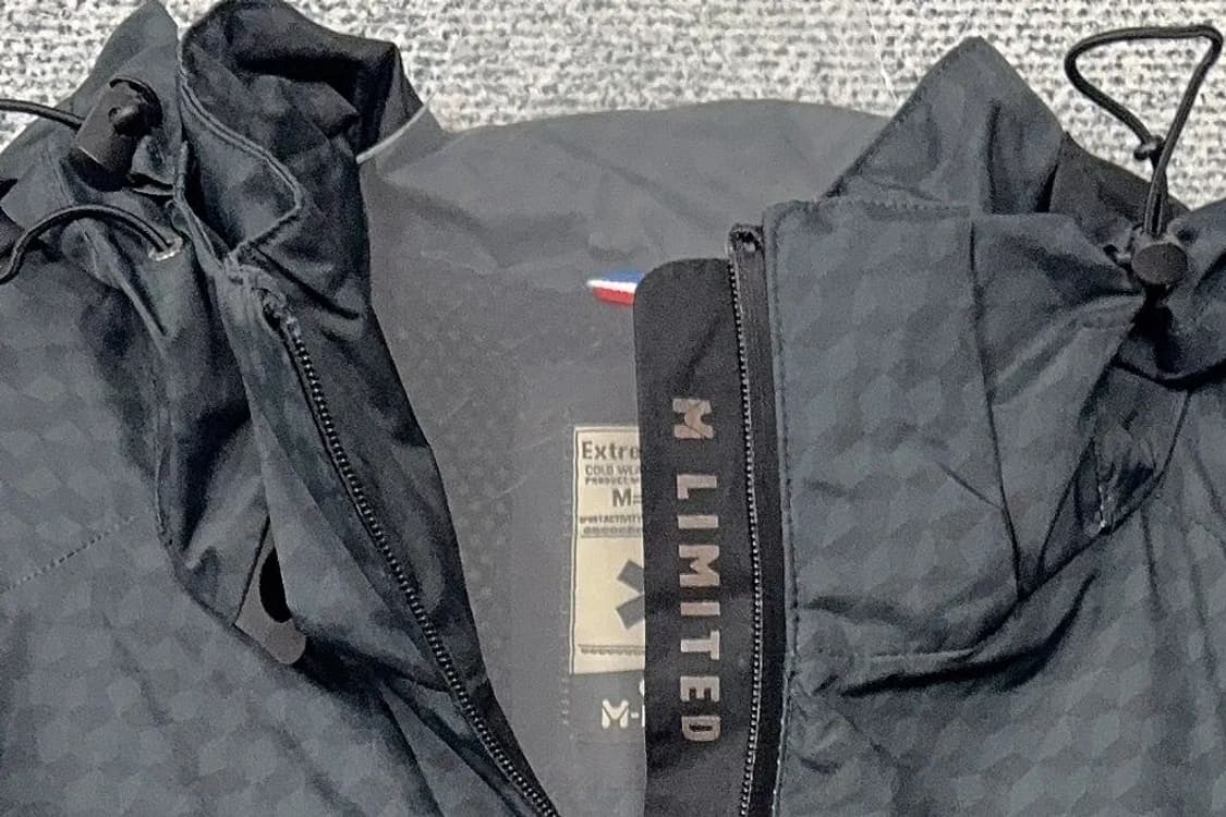 밀레 블랙 그레이 기능성 바람막이 M 상품이미지5