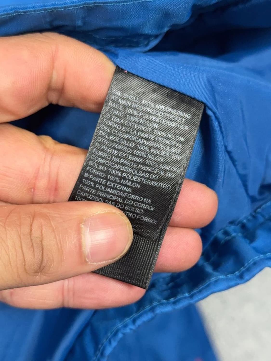 노스페이스 블루 여성 기능성 바람막이 XS/TP 상품이미지9