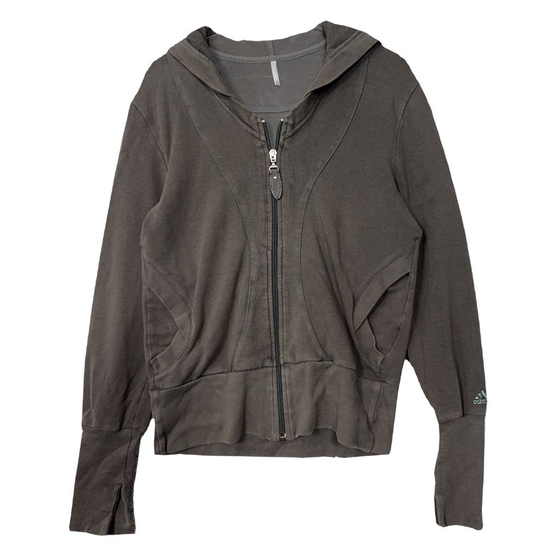 아디다스 그레이 빈티지 후드 집업 M 상품이미지1