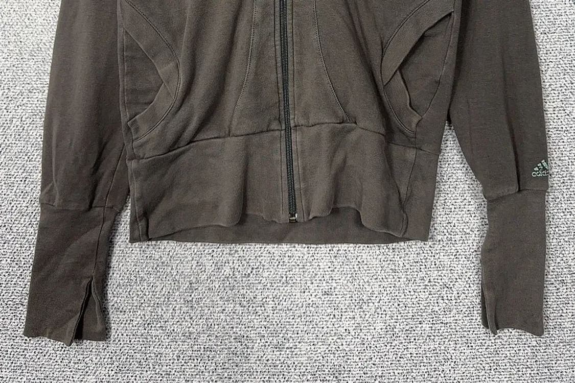 아디다스 그레이 빈티지 후드 집업 M 상품이미지4