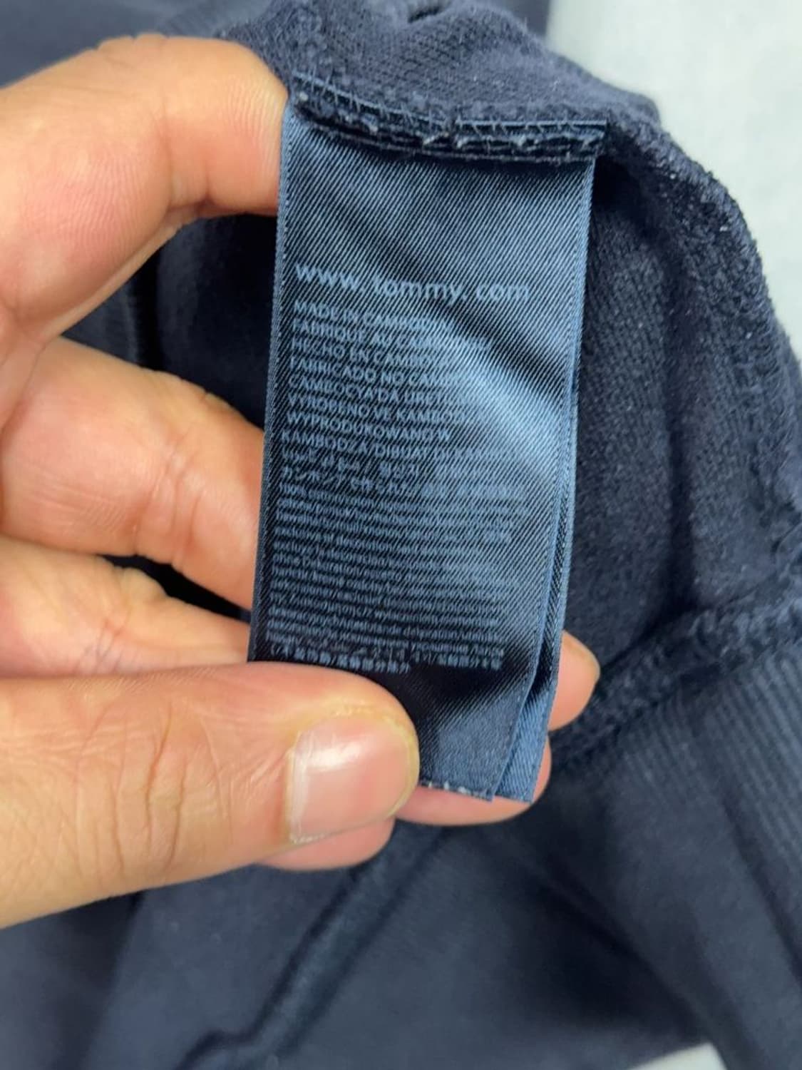 타미힐피거 네이비 로고 맨투맨 L 상품이미지9