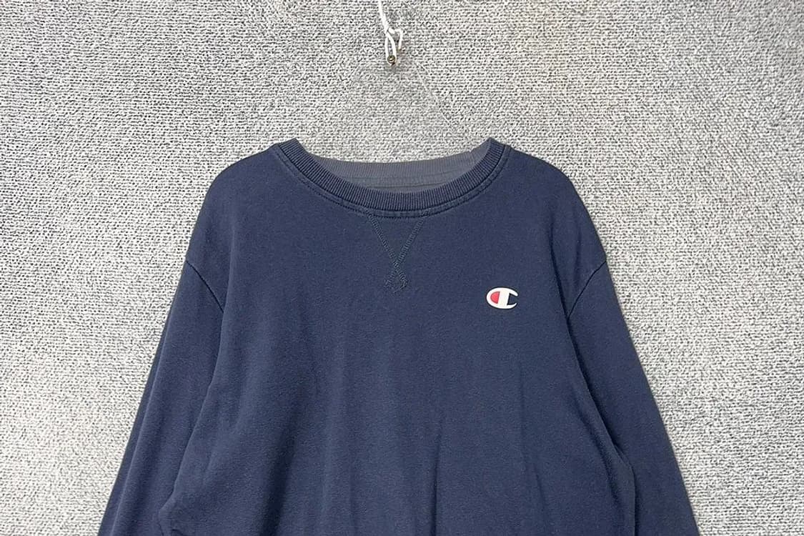 챔피온 네이비 맨투맨 M/M 상품이미지3