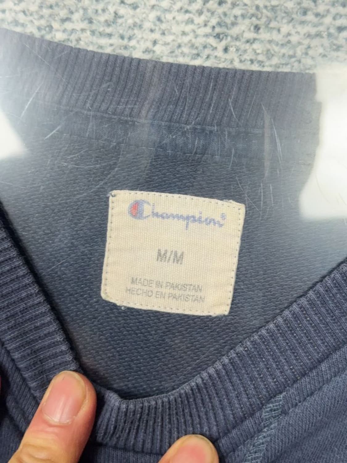 챔피온 네이비 맨투맨 M/M 상품이미지7