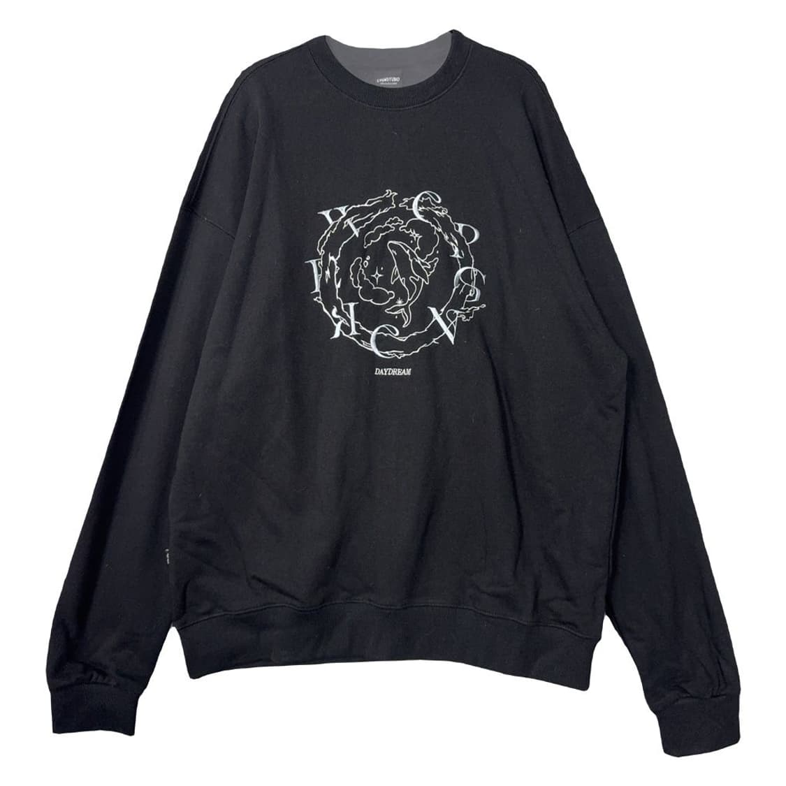 [새상품]꼼파뇨 프린팅 블랙 맨투맨 L 상품이미지1