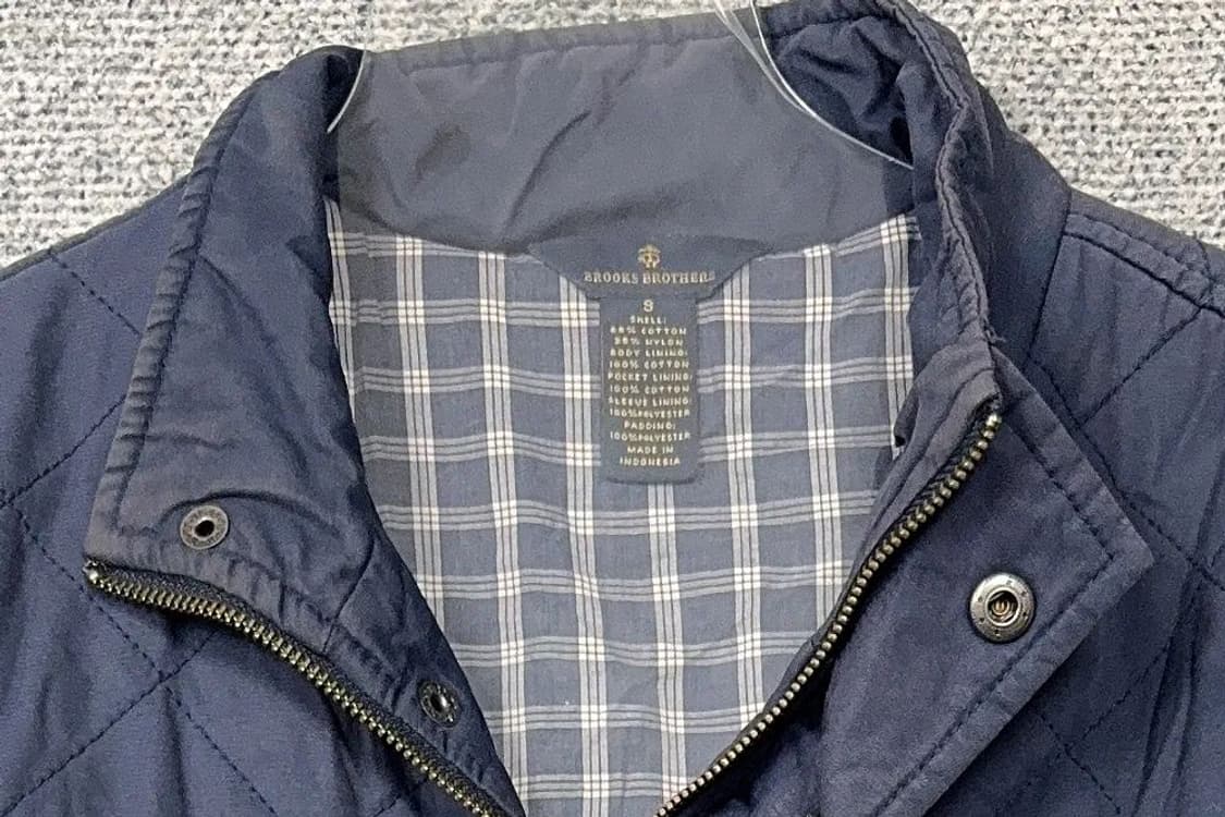 브룩스브라더스 네이비 클래식 퀄팅 자켓 S 상품이미지5