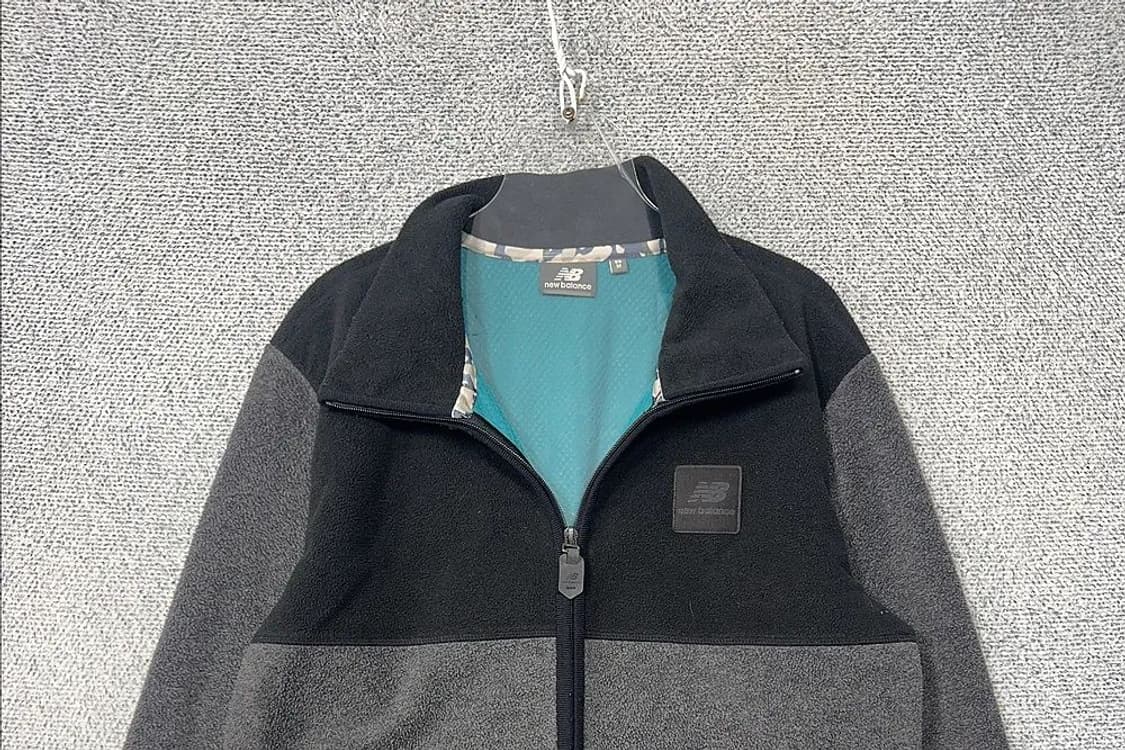 뉴발란스 그레이 로고 기능성 집업 M 상품이미지3