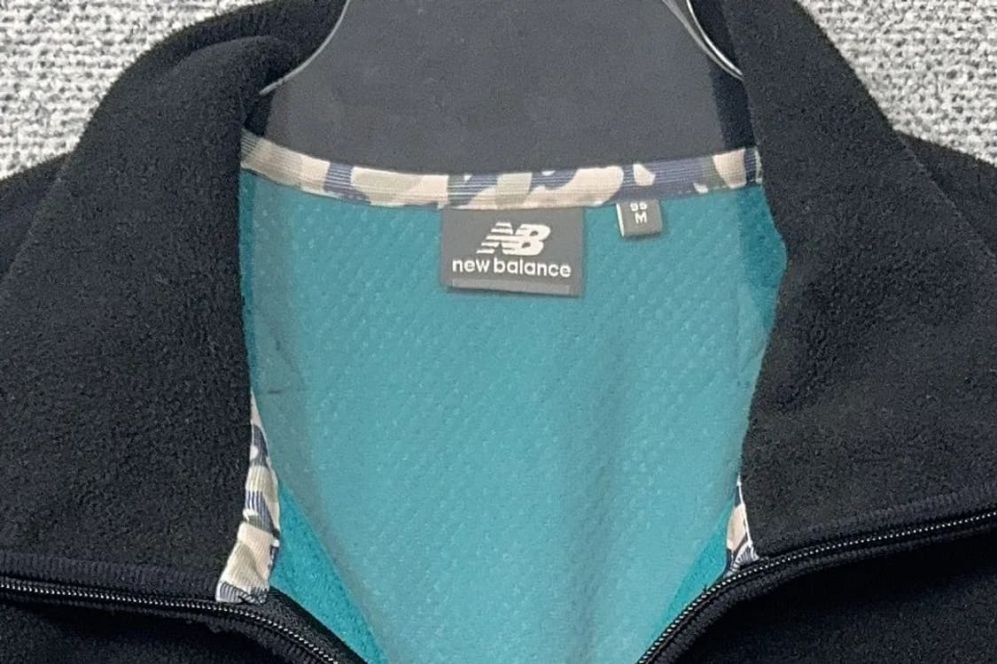 뉴발란스 그레이 로고 기능성 집업 M 상품이미지5