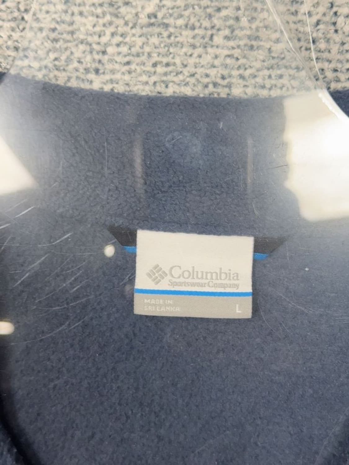콜롬비아 네이비 플리스 후리스 L 상품이미지7